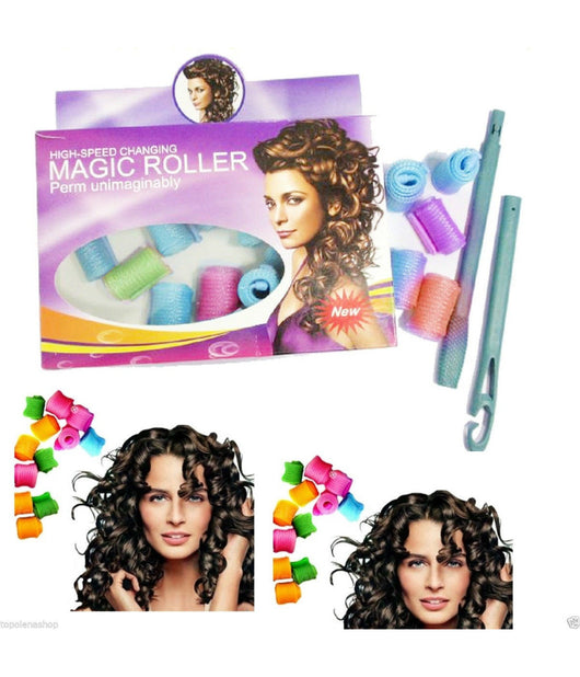 Magic Roller Bigodini Morbidi A Spirale Arriccia Capelli Ricci Boccoli Perfetti         