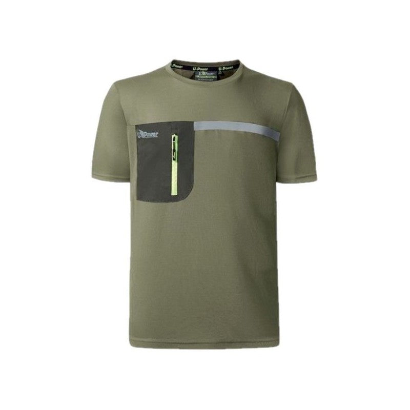 Maglietta T-Shirt Burnt Olive M Christal Upower