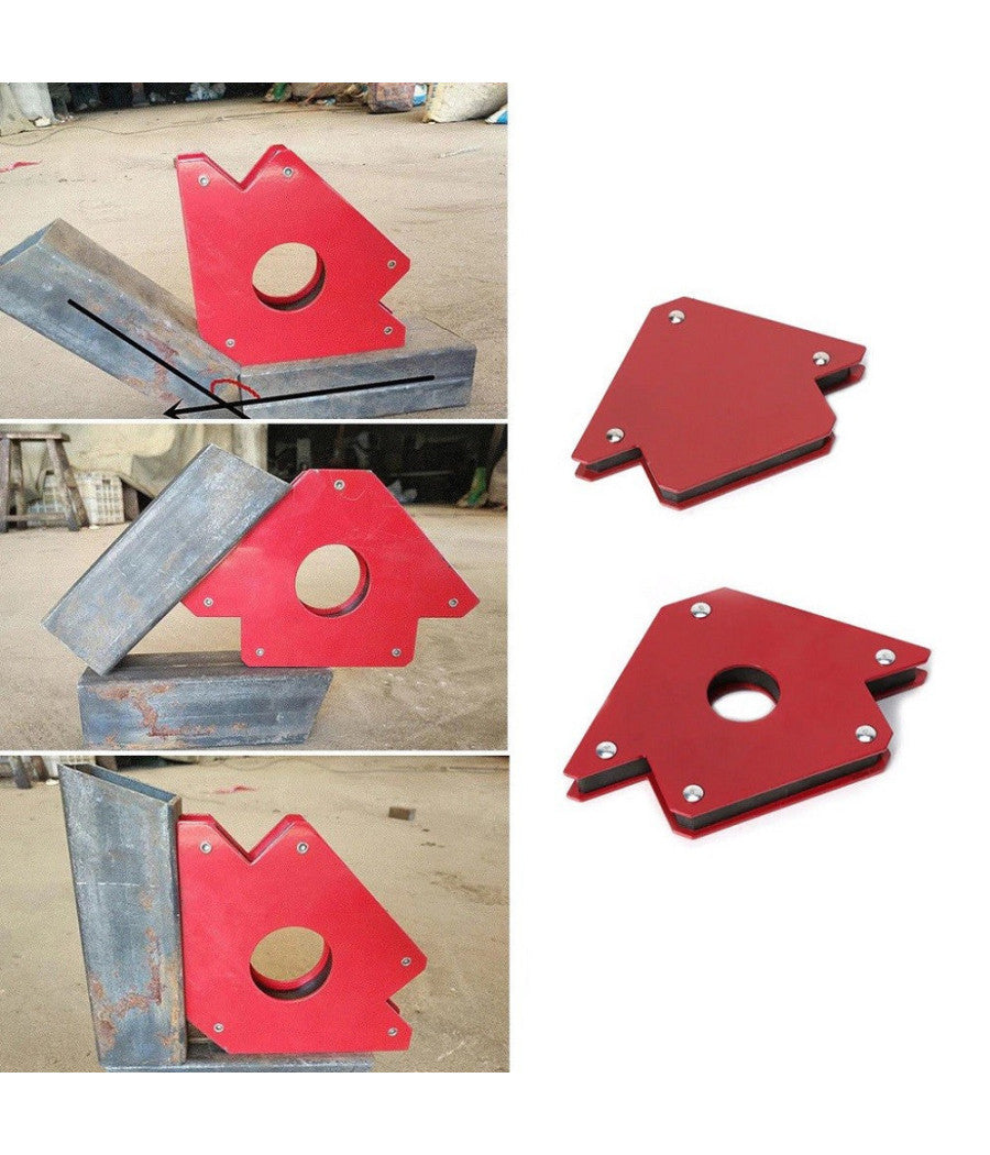 Magnete Magnetico Frecce Saldatore Saldatura Angolazioni 45° 90° 135° 50lb 22kg         