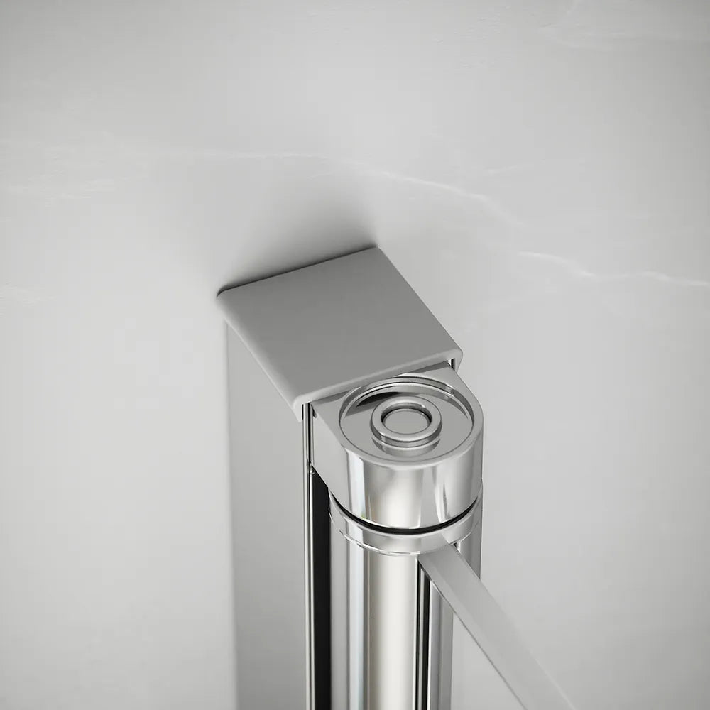 Parete sopravasca a libro 120 cm vetro trasparente | Magnolia