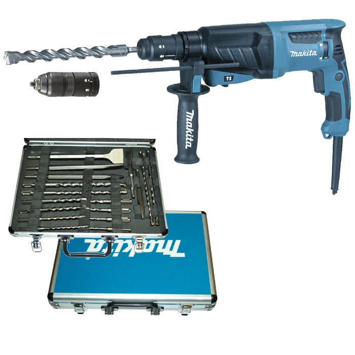 MAKITA TASSELLATORE HR2630TX12 800W SDS-PLUS 2,4J