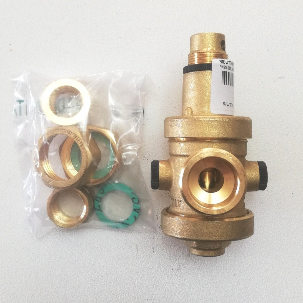 Malgorani 1/2 pn 25 riduttore di pressione per acqua e aria - con bocchettoni