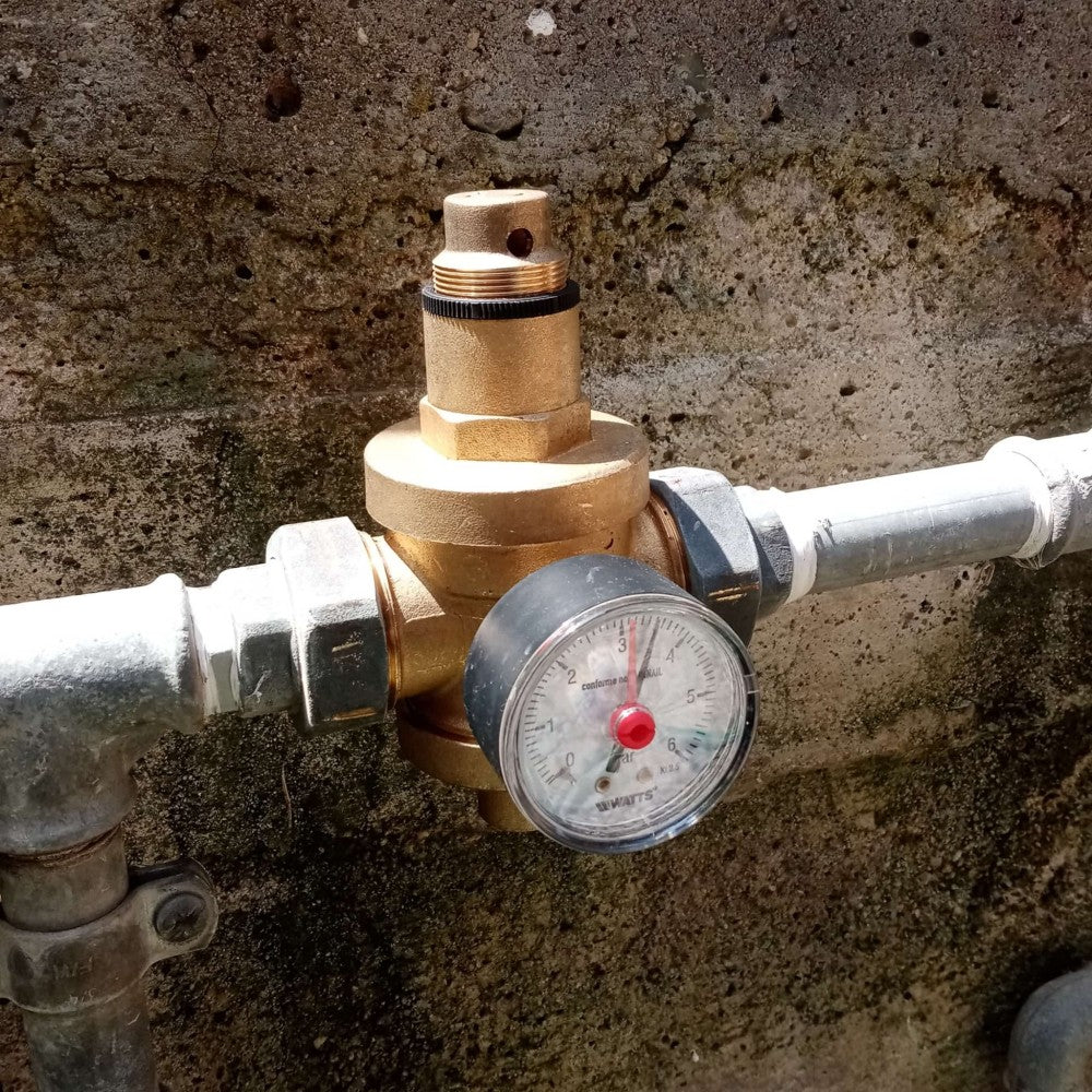 Malgorani 1/2 pn 25 riduttore di pressione per acqua e aria - con bocchettoni