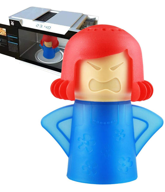 Mamma Arrabbiata Pulisci Microonde A Vapore Disinfetta Deterge Pulitore Frigo         