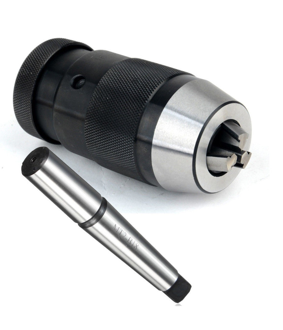 Mandrino Autoserrante Per Tornio Trapano A Colonna 1-16mm Attacco B18 + Mt2         