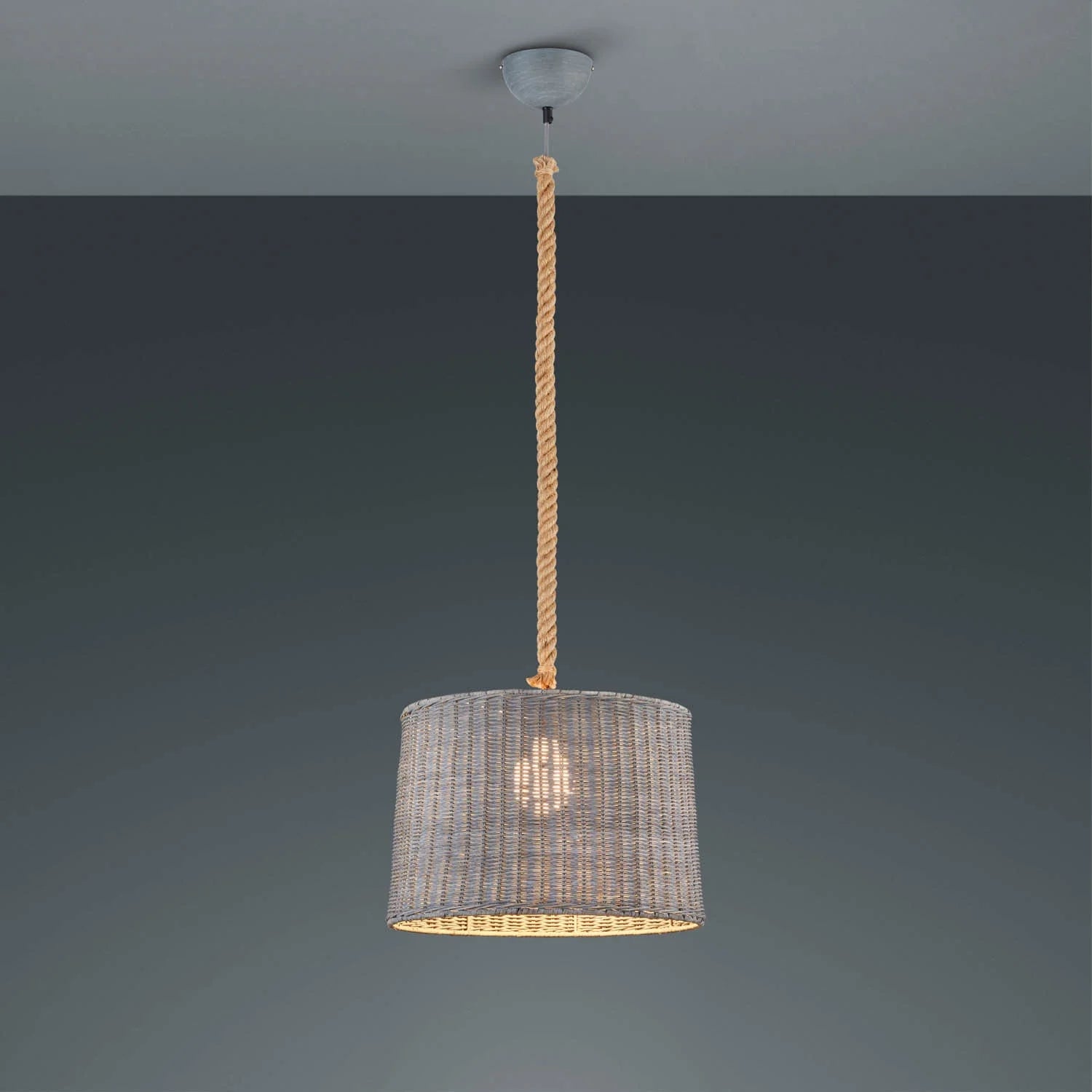 LÚZETE - MANDY SOFFITTO LAMPADA RATTAN CORDA