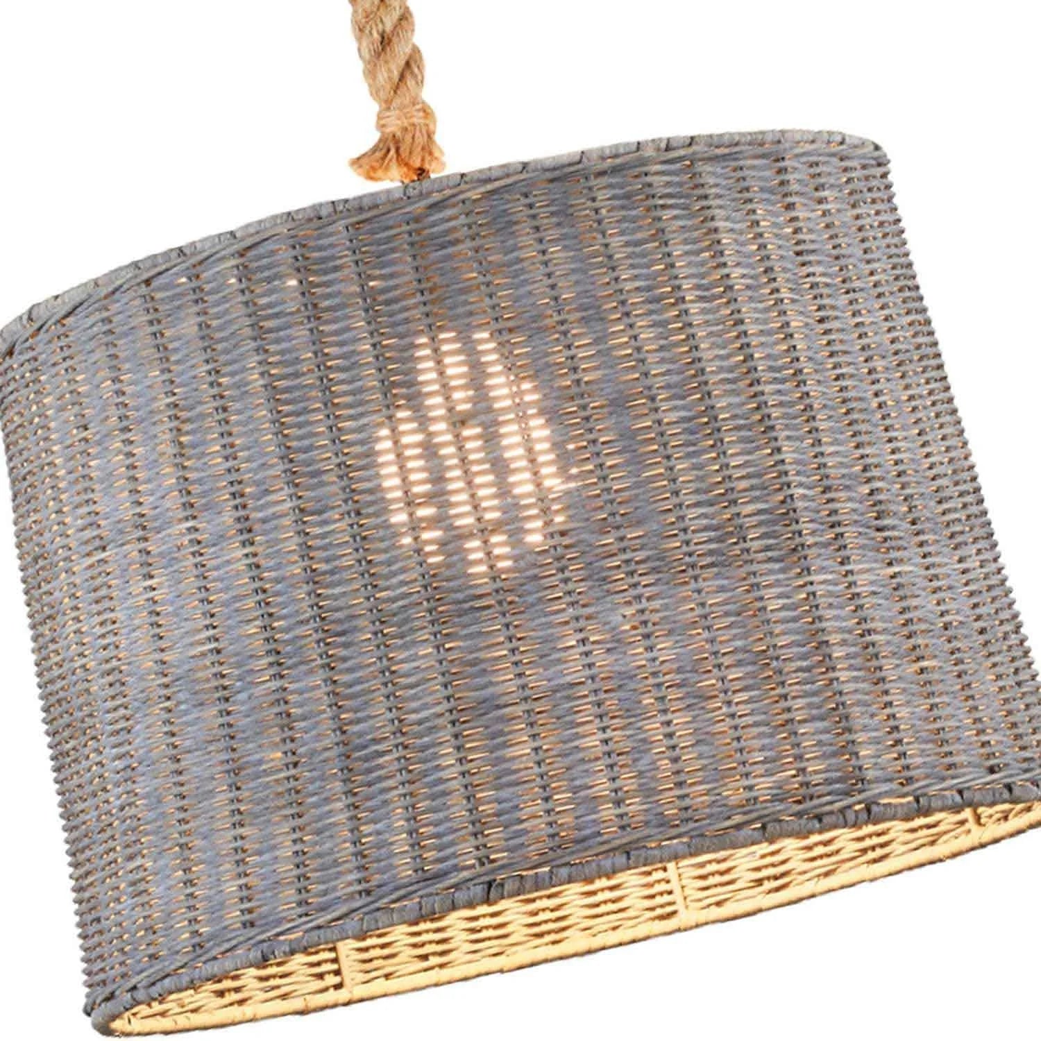 LÚZETE - MANDY SOFFITTO LAMPADA RATTAN CORDA