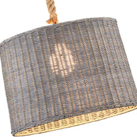 LÚZETE - MANDY SOFFITTO LAMPADA RATTAN CORDA