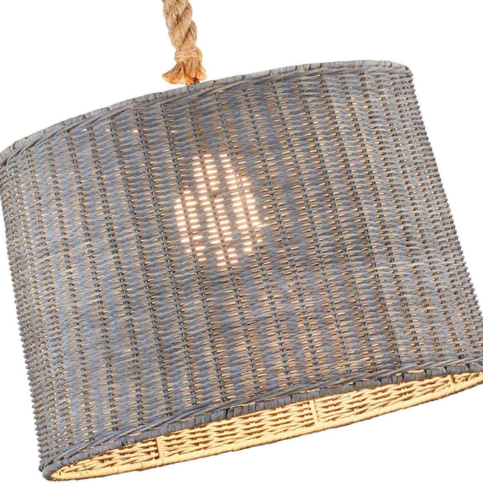 LÚZETE - MANDY SOFFITTO LAMPADA RATTAN CORDA