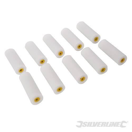 Silverline mini manicotti per pennello a rullo 100 mm set 10 pezzi Prezzo