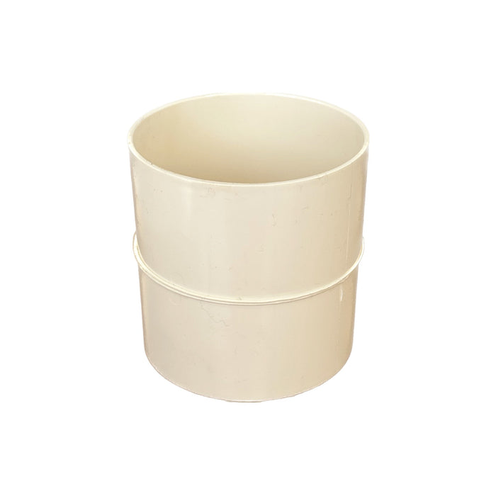 Manicotto femmina-femmina in pvc : Colore - Avorio, Diametro - 50