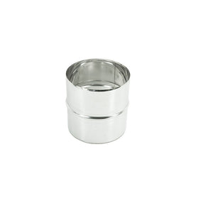 Manicotto giunzione da 150mm raccordo mm inox per unire tubo flessibile a tubo flessibile