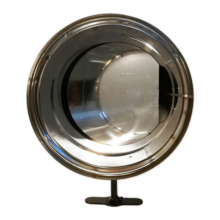 Manicotto mf inox aisi 304 da 100mm con valvola manuale