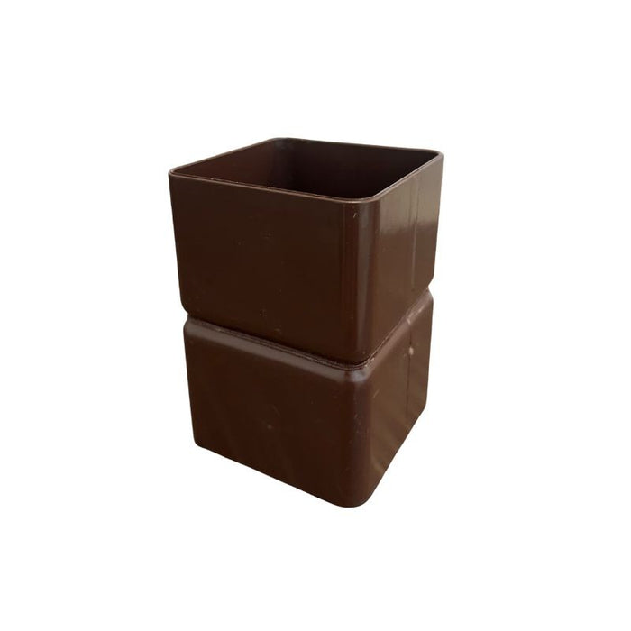 Manicotto quadro femmina - femmina : Colore - Marrone, Diametro - 100x100