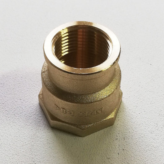 Manicotto ridotto da 1''1/2x11/4 ff in ottone