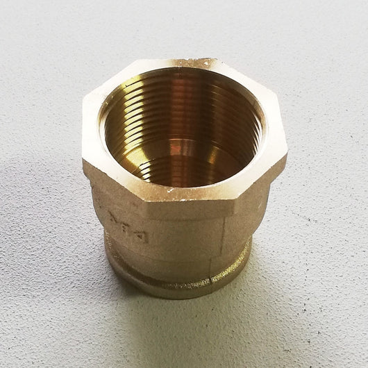 Manicotto ridotto da 1''1/2x11/4 ff in ottone