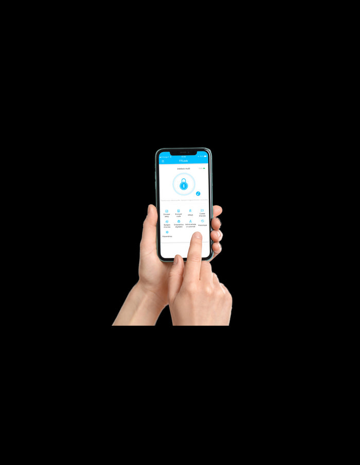 Maniglia Elettronica Smart Lock Multi - Interasse 85mm, Argento - INTELOCK