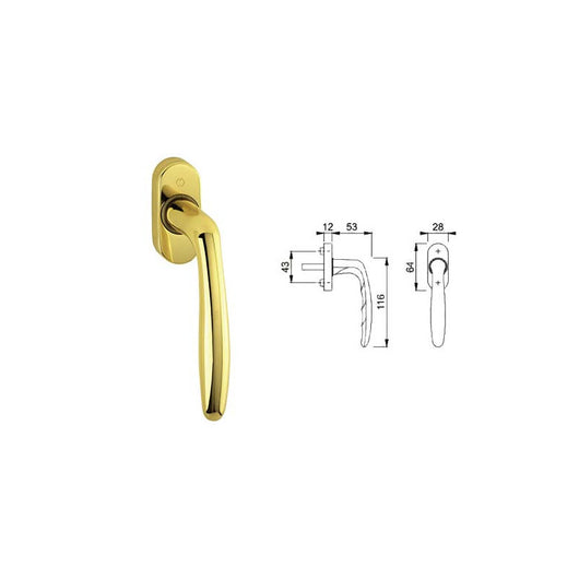 Maniglia in Ottone Roissy Dk 2039831