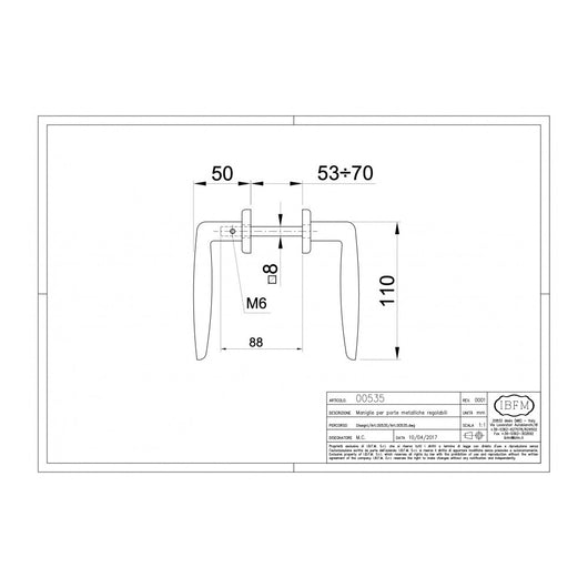 Maniglia per cancello colore nero con grano