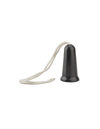 Maniglia singola a corda per porta basculante da garage, nera - THIRARD