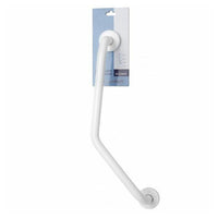 Trade Shop - Maniglione Da Bagno Per Anziani Disabili Acciaio Bianco Antiscivolo 60 Cm -