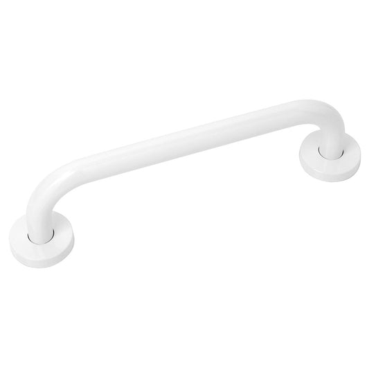 Maniglione di sicurezza bianco 37 cm per disabili in acciaio inox