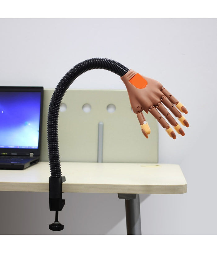 Mano Finta Per Pratica Nail Art Estetista Supporto Tavolo Unghie Finte Gel Tips         