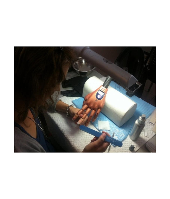 Mano Finta Per Pratica Nail Art Estetista Supporto Tavolo Unghie Finte Gel Tips         