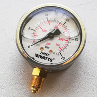 Manometro 0-12 bar a bagno di glicerina attacco laterale