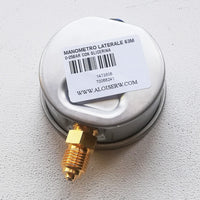 Manometro 0-12 bar a bagno di glicerina attacco laterale