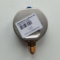 Manometro 0-25 bar a bagno di glicerina attacco laterale