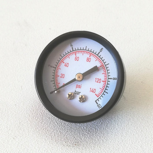 Manometro autoclave attacco 1/4 portata 0-10 bar, scegli se attacco posteriore