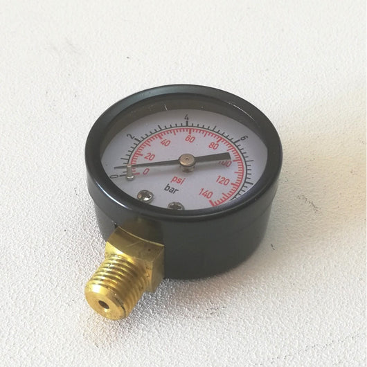 Manometro autoclave attacco 1/4 portata 0-10 bar, scegli se attacco laterale