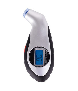 Manometro Misuratore Digitale Di Pressione Gomme Pneumatici Per Auto Moto Bici         