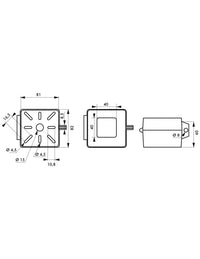 Blocco di sicurezza per Manopola quadrata, Lockout Tagout LOTO - THIRARD