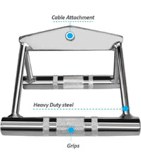 Manopole Per Fitness Maniglia A Canottaggio Attacco Per Cavo Palestra Esercizio         