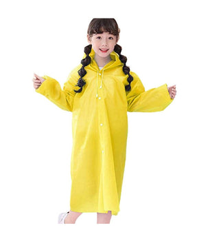 Mantella Impermeabile Con Cappuccio Anti Pioggia Bambini Poncho Vari Colori Moda         
