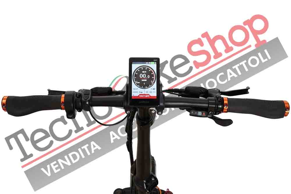 Bici Bicicletta Elettrica E-bike Pieghevole RKS Urban Bike RSIV-Pro 250W 48V Batteria Litio Shimano-Nero