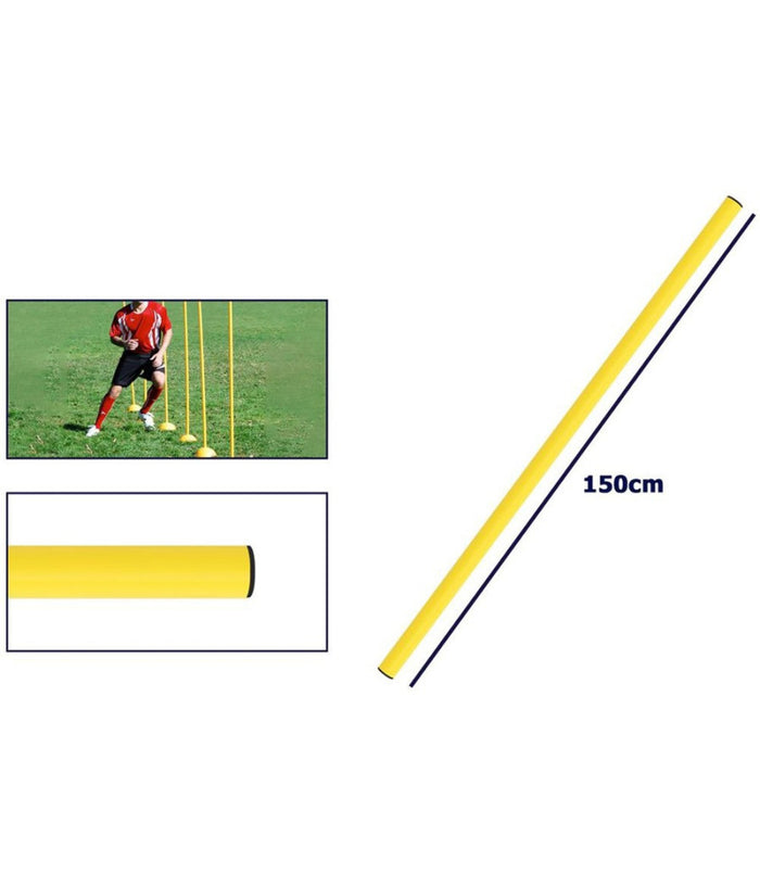 Marcatori Per Allenamento Altezza 150 Cm Calcio Barra Ostacoli Slalom Fluo  Giallo       