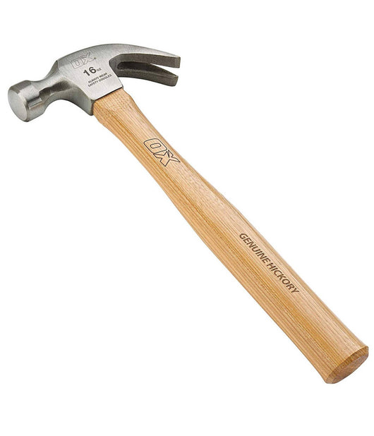 Martello Curvo Con Manico In Legno Testa Tonda 250gr Per Muratore Carpentiere         