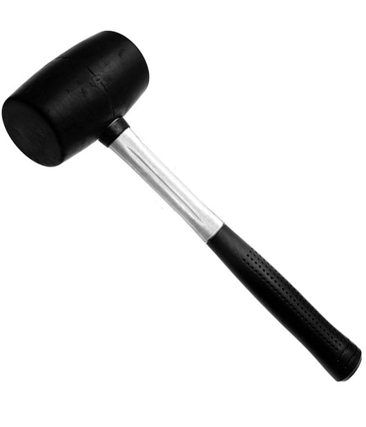 Martello In Gomma 500 Gr. Con Manico In Acciao Gomma Ergonomico Ammaccatura         