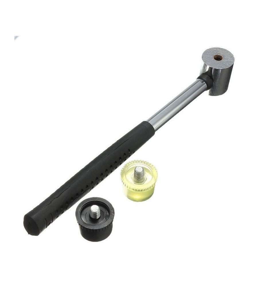 Martello Mazzuolo Con Testa In Gomma E Manico Ergonomico In Fibra E Vetro Fiber         