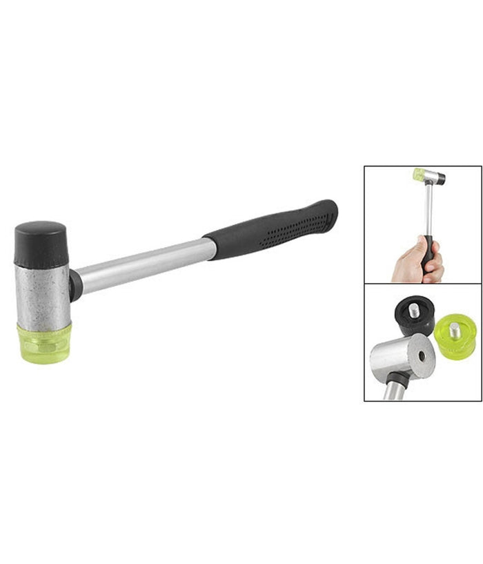 Martello Mazzuolo Con Testa In Gomma E Manico Ergonomico In Fibra E Vetro Fiber         