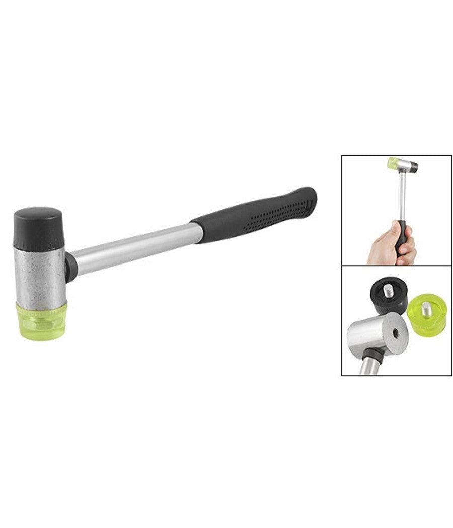 Martello Mazzuolo Con Testa In Gomma E Manico Ergonomico In Fibra E Vetro Fiber         