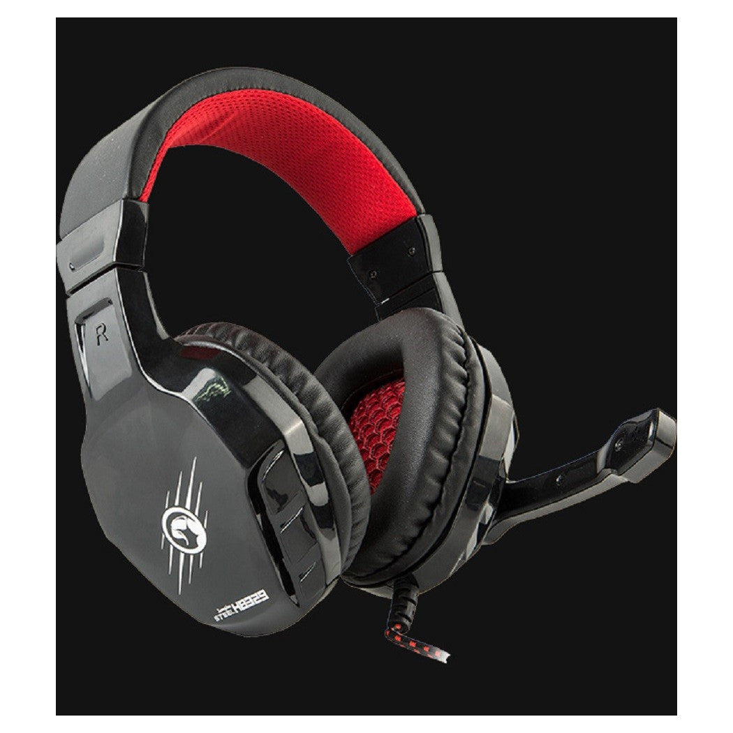 Trade Shop - Marvo Scorpion H8329 Cuffie Gaming Stereo Cuffia Pc Mac Xbox Auricolare Microfono -