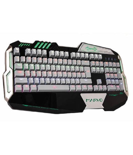 Marvo Scorpion Kg910 Tastiera Gaming Retroilluminata Pc Usb Meccanica Poggiapolsi         
