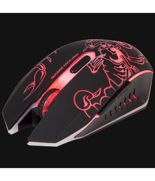 Marvo Scorpion M316 Mouse Ottico Gaming Retroilluminato 2400 Dpi Luminoso Pc Usb         