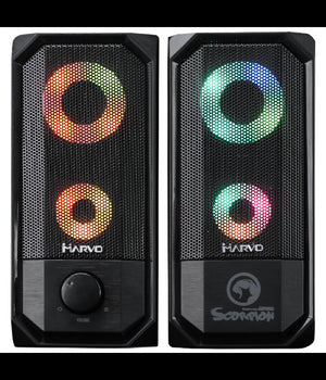 Marvo Sg265 Speakers Scorpion Usb2.0 Altoparlante Gaming Retroilluminato Stereo         