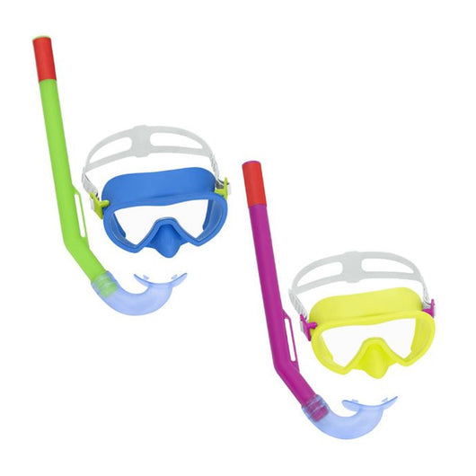 Trade Shop - Maschera Da Snorkeling Sub Con Boccaglio Gider Per Bambini Colori Assortiti 24036 -