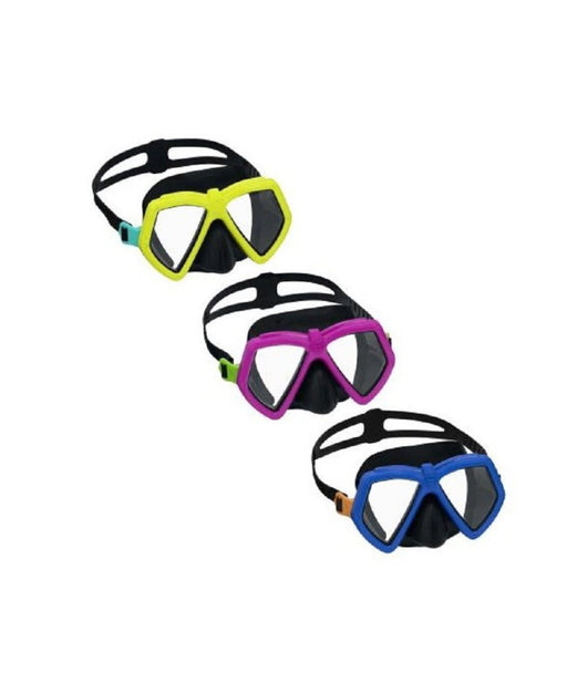 Trade Shop - Maschera Eversea Dive Lenti In Policarbonato 7-14 Anni Colori Assortiti 22040 -